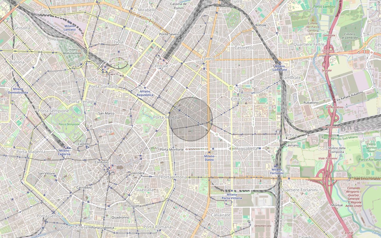 Map of the area